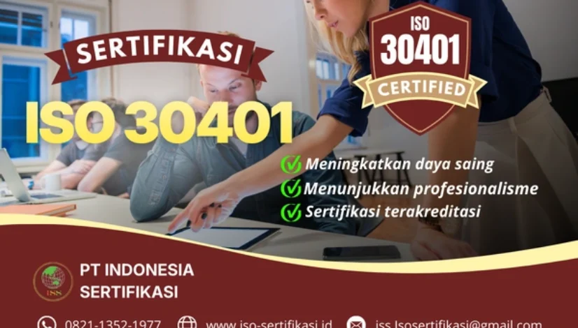 Sertifikasi ISO 30401 Dari PT. Indonesia Sertifikasi