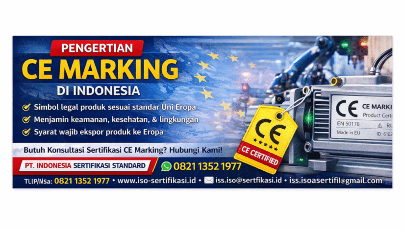 sertifikasi iso dan Ce Marking bersama pt. indonesia sertifikasi standarduntuk pasar Eropa