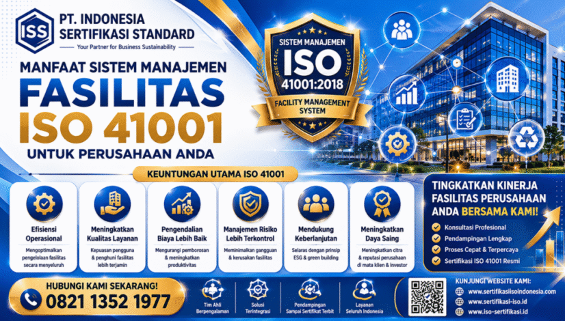 Konsultan ISO 41001 manajemen fasilitas