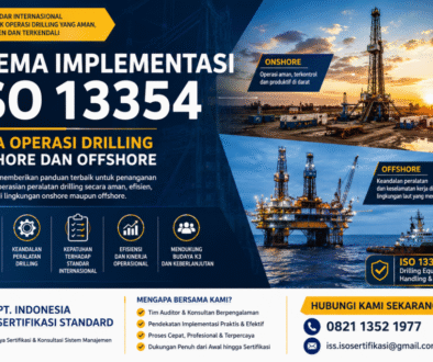Skema implementasi ISO 13354 pada operasi drilling onshore dan offshore