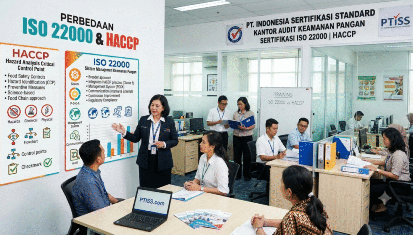 Perbedaan iso 22000 dan haccp bersama pt.indonesia sertifikasi standard
