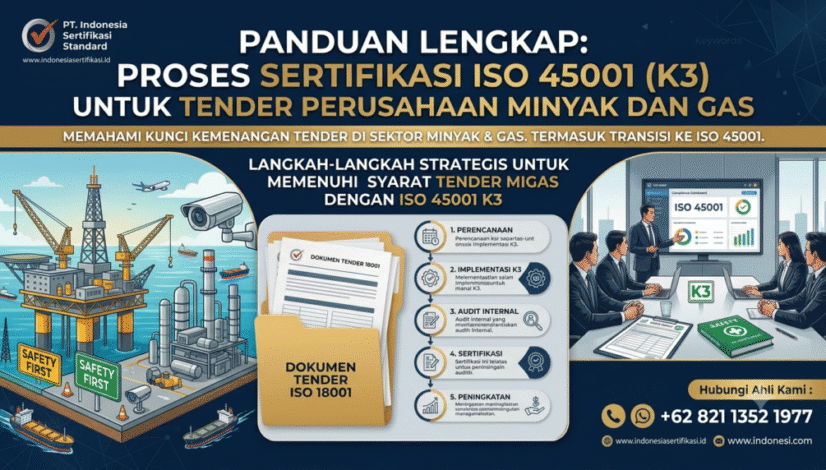 Proses Sertifikasi ISO 45001 K3 Untuk Tender Perusahaan Minyak dan Gas