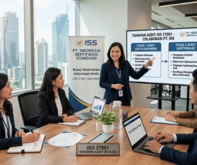 tahapan audit iso 27001stage 1-stage 2 bersama PT. Indonesia sertifikasi standard